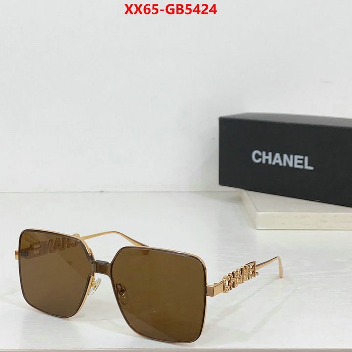 Glasses-Chanel buy high-quality fake ID: GB5424 $: 65USD