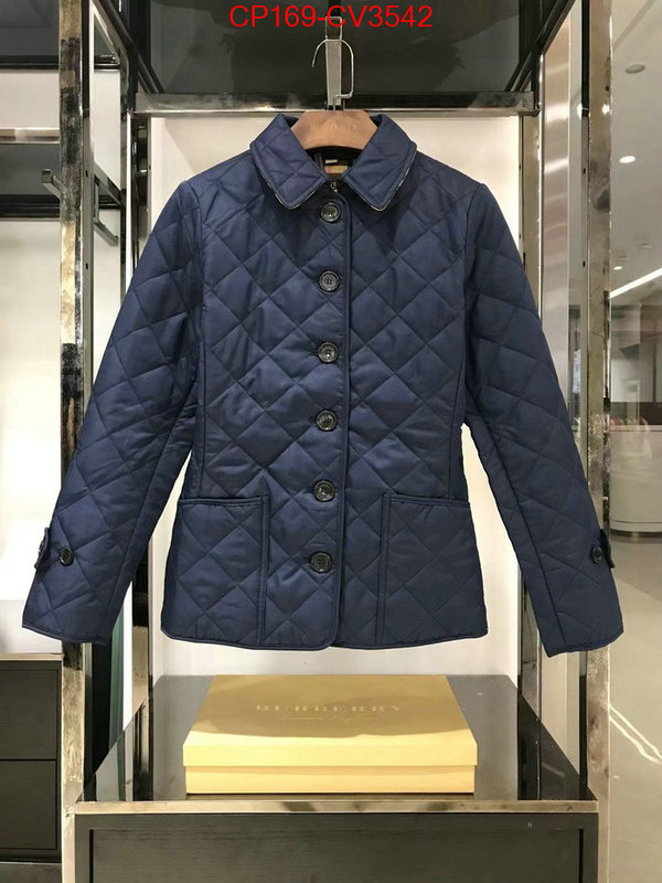 Down jacket Women-Burberry luxury fake ID: CV3542 $: 169USD