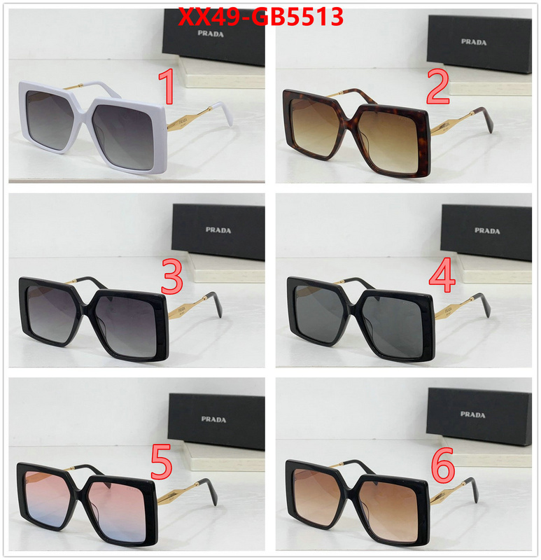 Glasses-Prada what 1:1 replica ID: GB5513 $: 49USD