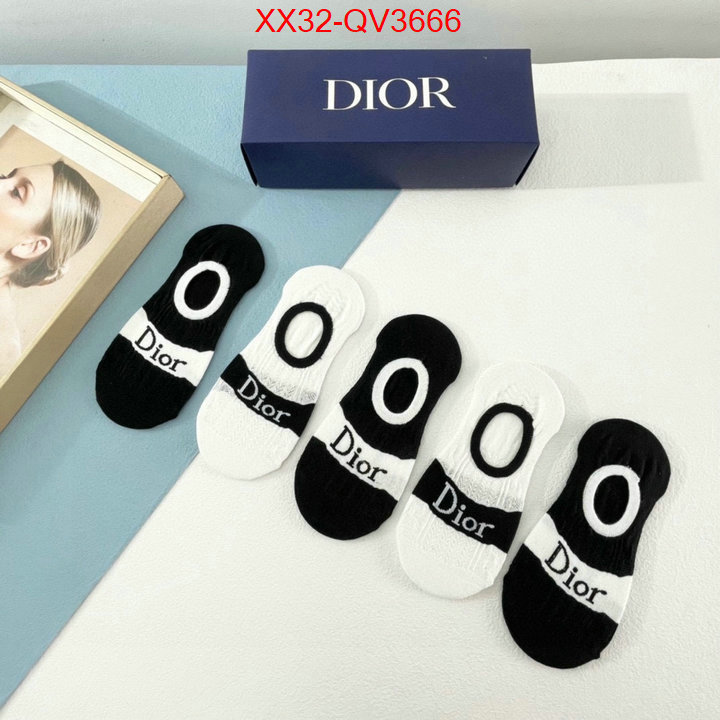 Sock-Dior 1:1 clone ID: QV3666 $: 32USD