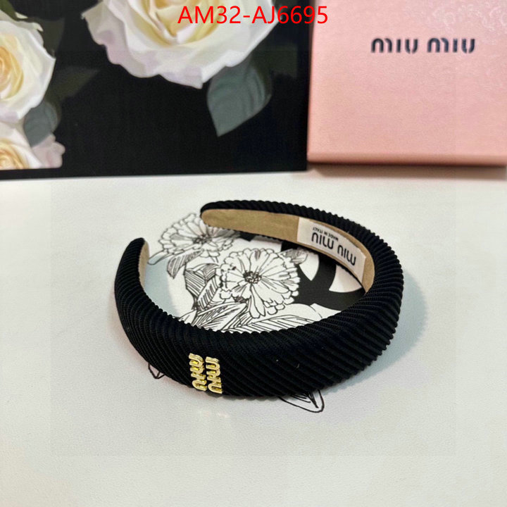 Hair band-MIU MIU top designer replica ID: AJ6695 $: 32USD