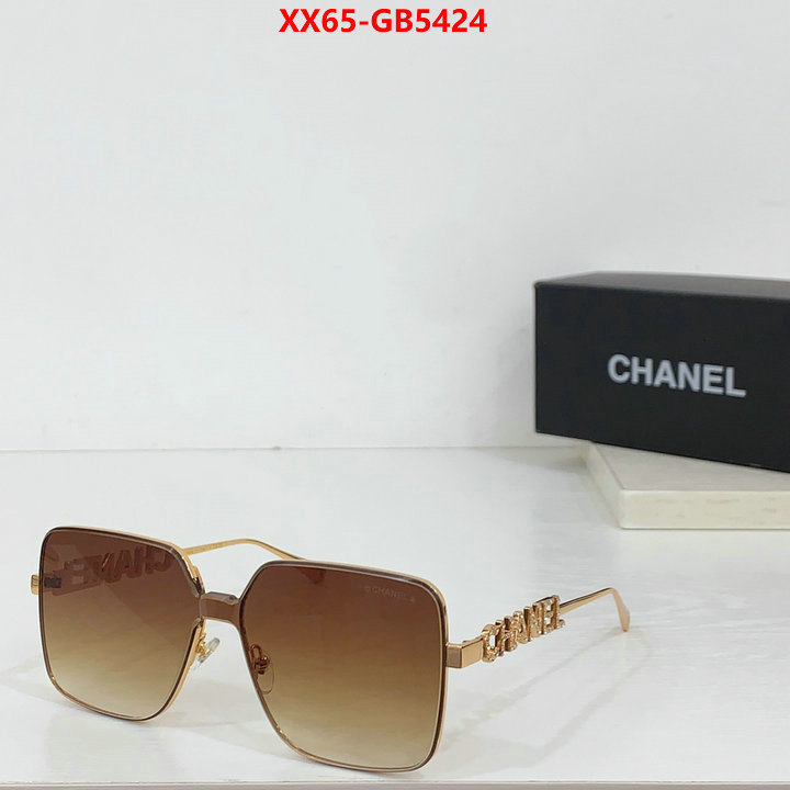 Glasses-Chanel buy high-quality fake ID: GB5424 $: 65USD