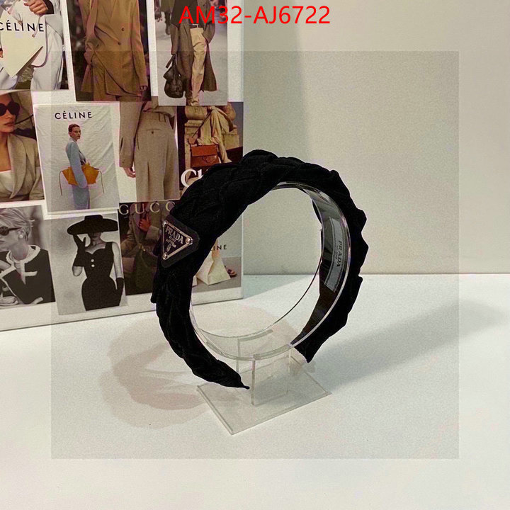 Hair band-Prada replcia cheap ID: AJ6722 $: 32USD