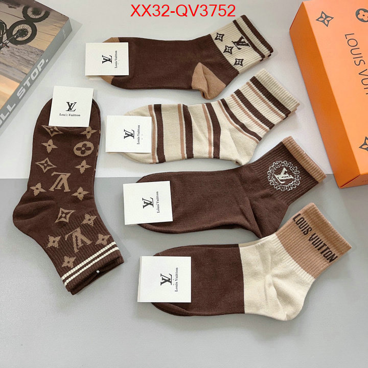 Sock-LV luxury shop ID: QV3752 $: 32USD