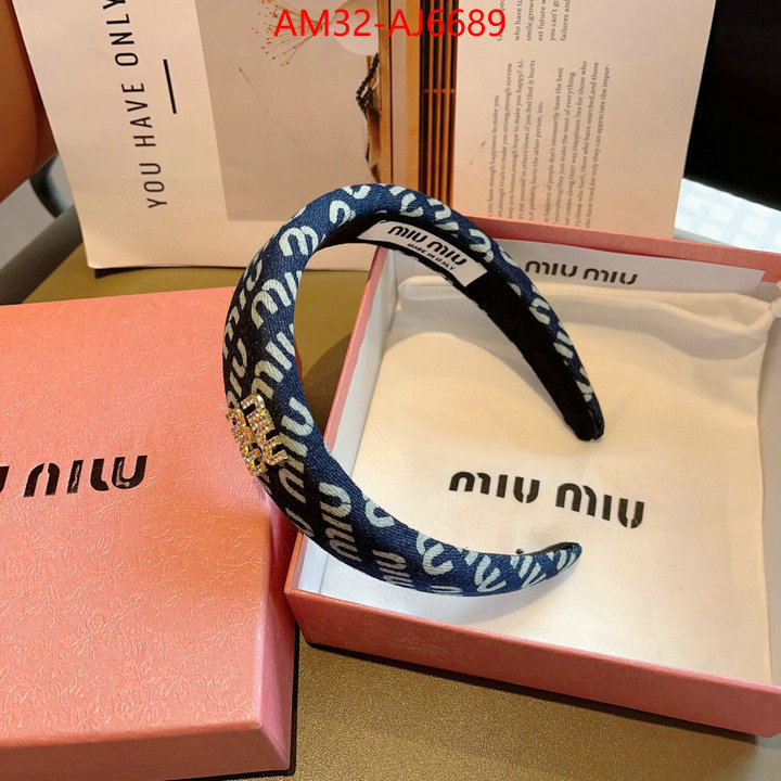 Hair band-MIU MIU high quality replica ID: AJ6689 $: 32USD