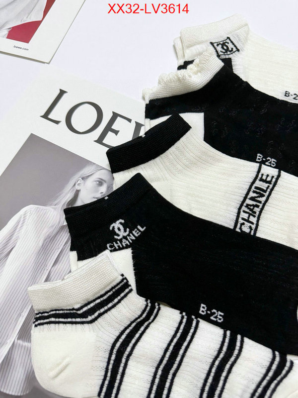 Sock-Chanel buy cheap ID: LV3614 $: 32USD