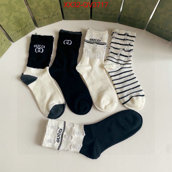 Sock-Gucci the highest quality fake ID: QV3717 $: 32USD