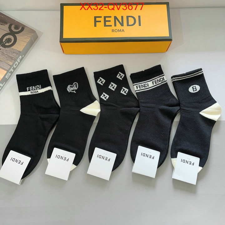 Sock-Fendi fake ID: QV3677 $: 32USD