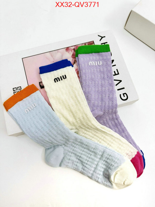 Sock-Miu Miu what is a counter quality ID: QV3771 $: 32USD