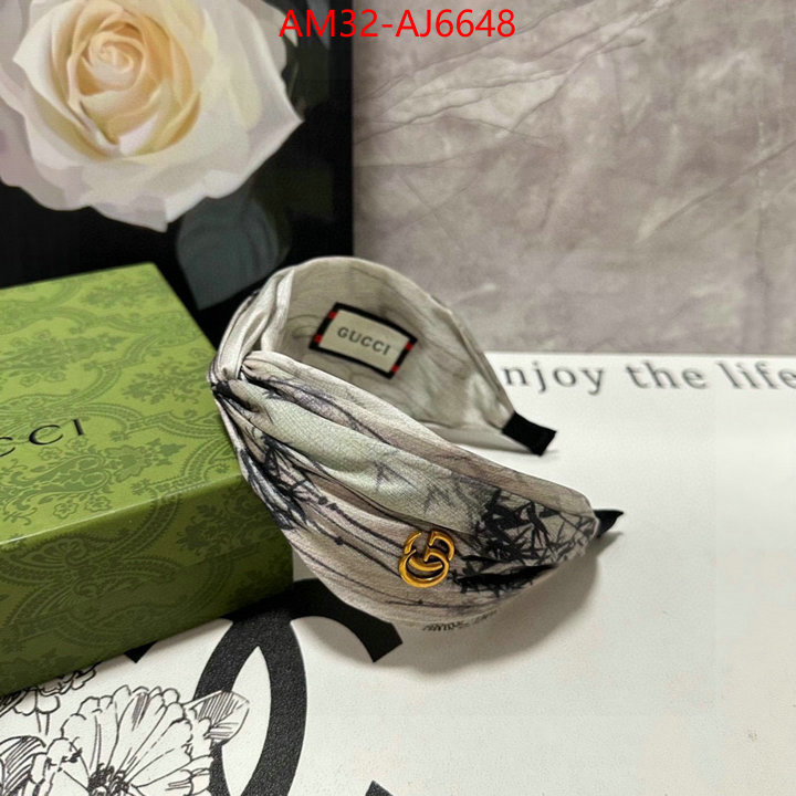 Hair band-Gucci luxury ID: AJ6648 $: 32USD