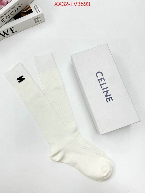 Sock-CELINE buy cheap ID: LV3593 $: 32USD