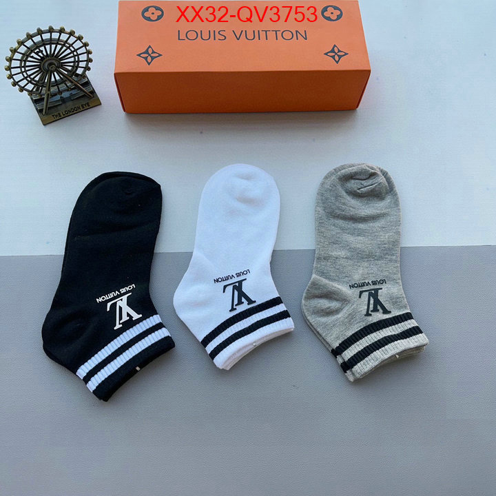 Sock-LV high-end designer ID: QV3753 $: 32USD