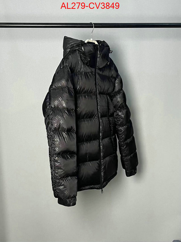 Down jacket Men-LV designer 1:1 replica ID: CV3849 $: 279USD