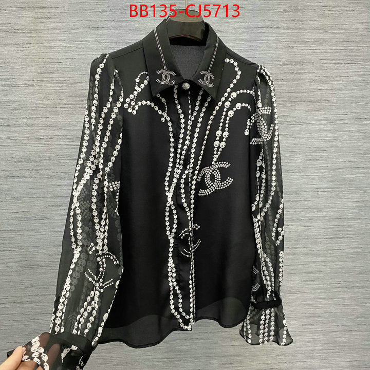 Clothing-Chanel fake cheap best online ID: CJ5713 $: 135USD