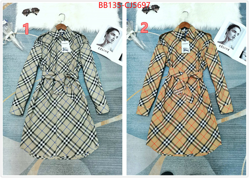 Clothing-Burberry highest quality replica ID: CJ5697 $: 135USD