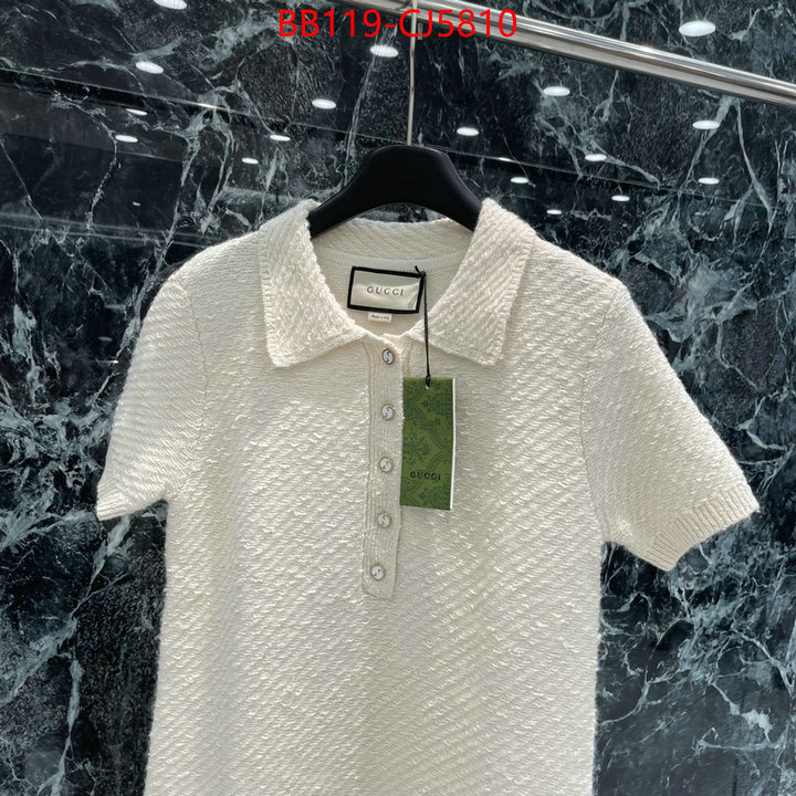 Clothing-Gucci from china 2024 ID: CJ5810 $: 119USD