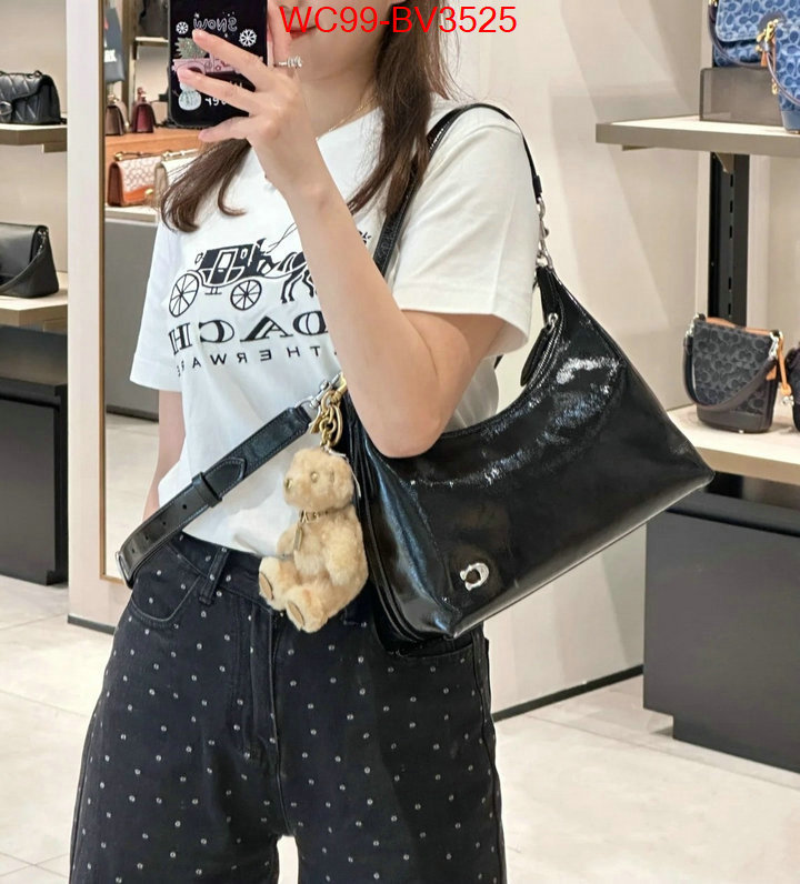 Coach Bags(4A)-Handbag- mirror copy luxury ID: BV3525 $: 99USD,