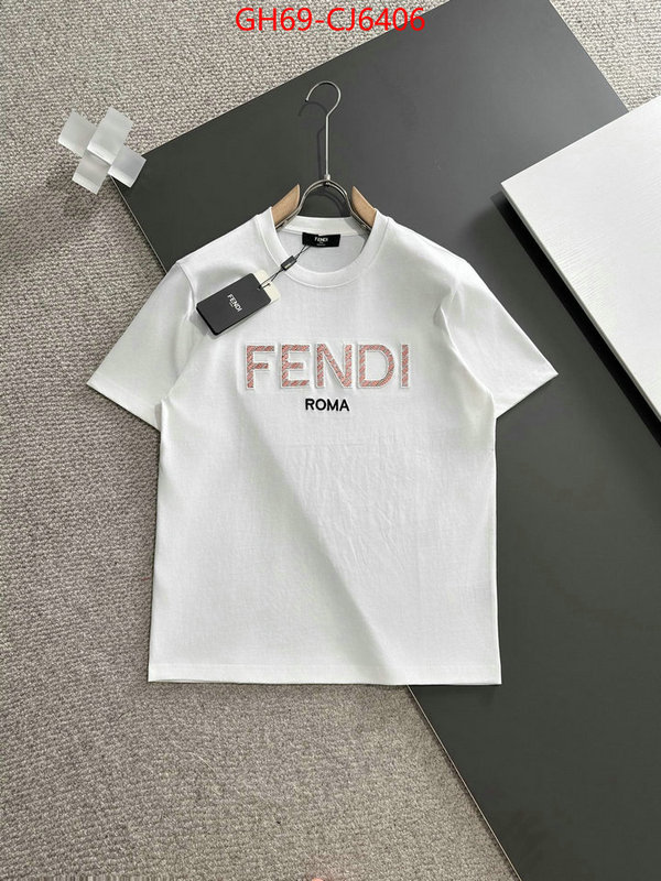 Clothing-Fendi 2024 perfect replica designer ID: CJ6406 $: 69USD