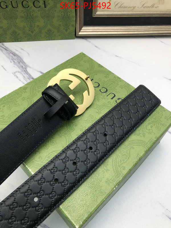 Belts-Gucci top perfect fake ID: PJ5492 $: 65USD