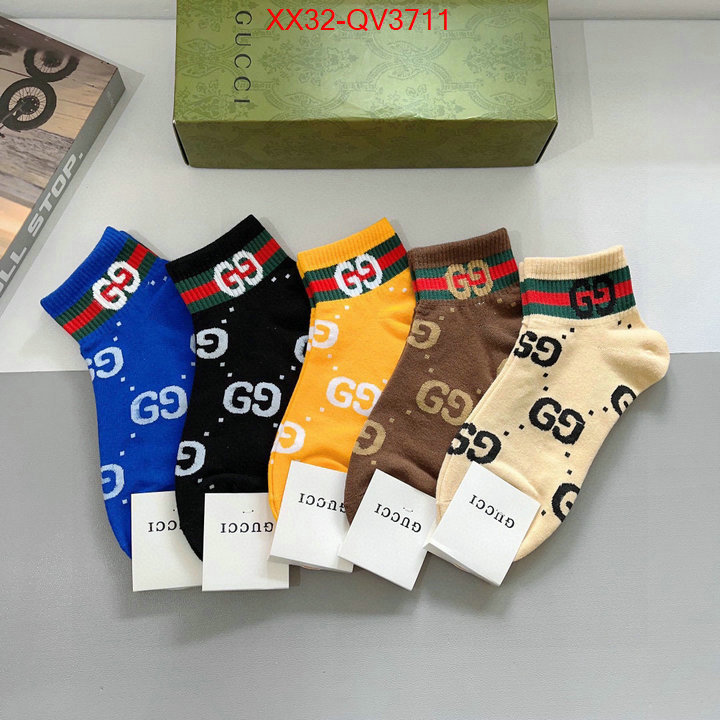 Sock-Gucci where can i find ID: QV3711 $: 32USD