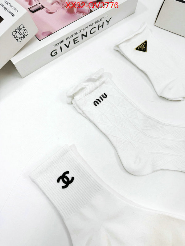 Sock-Prada we provide top cheap aaaaa ID: QV3776 $: 32USD