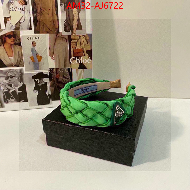 Hair band-Prada replcia cheap ID: AJ6722 $: 32USD