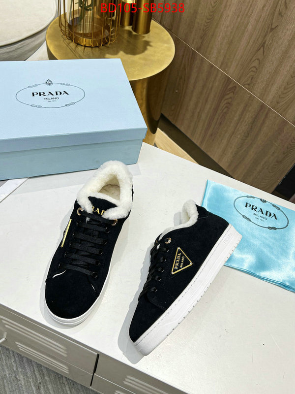 Women Shoes-Prada 2024 replica wholesale cheap sales online ID: SB5938 $: 105USD