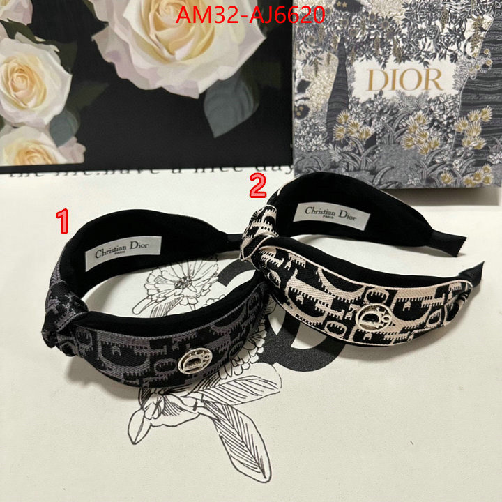 Hair band-Dior high quality replica designer ID: AJ6620 $: 32USD