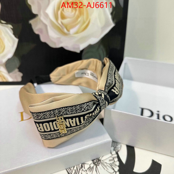 Hair band-Dior knockoff highest quality ID: AJ6611 $: 32USD