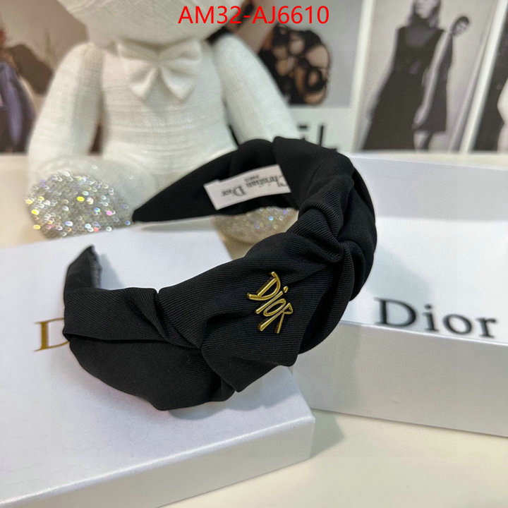 Hair band-Dior how to find designer replica ID: AJ6610 $: 32USD