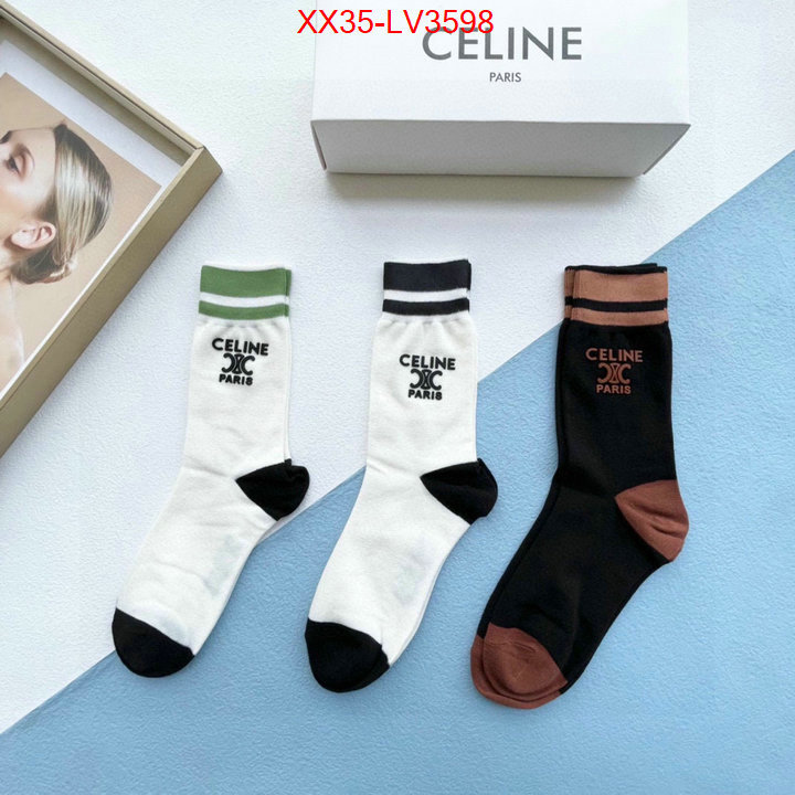 Sock-CELINE where to buy replicas ID: LV3598 $: 35USD