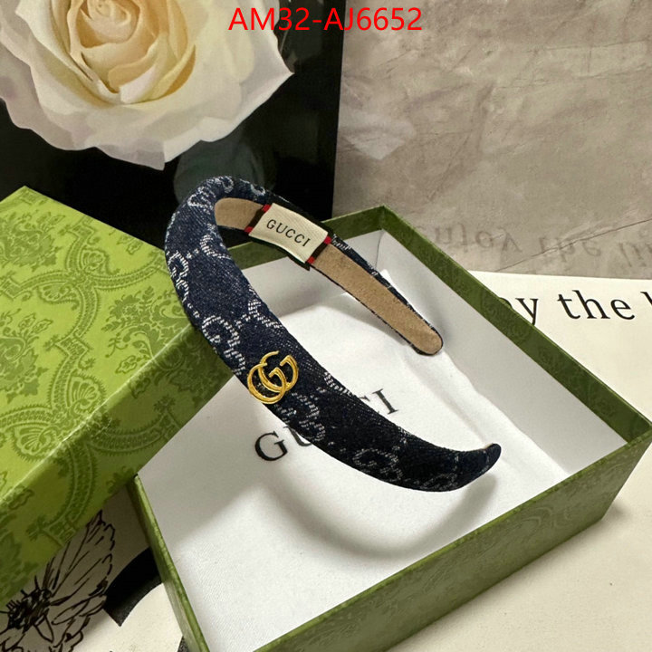 Hair band-Gucci replica designer ID: AJ6652 $: 32USD