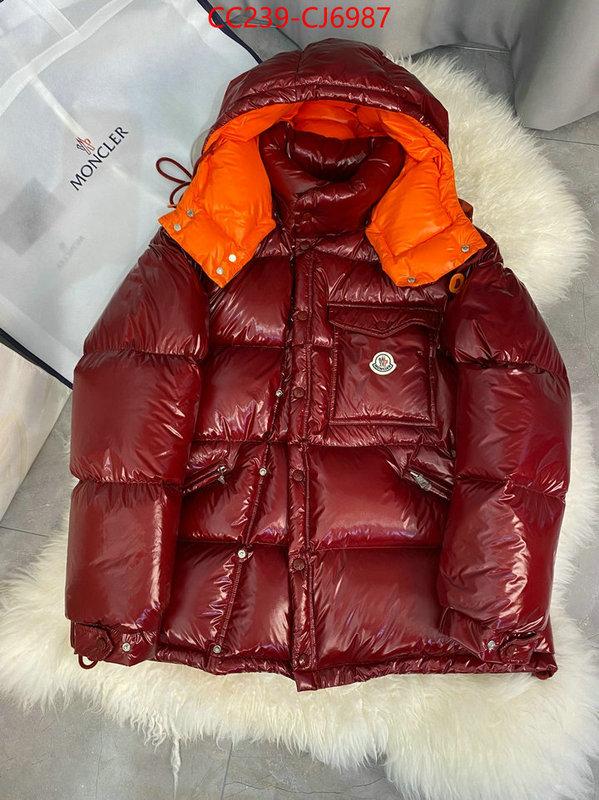 Down jacket Men-Moncler top quality replica ID: CJ6987 $: 239USD