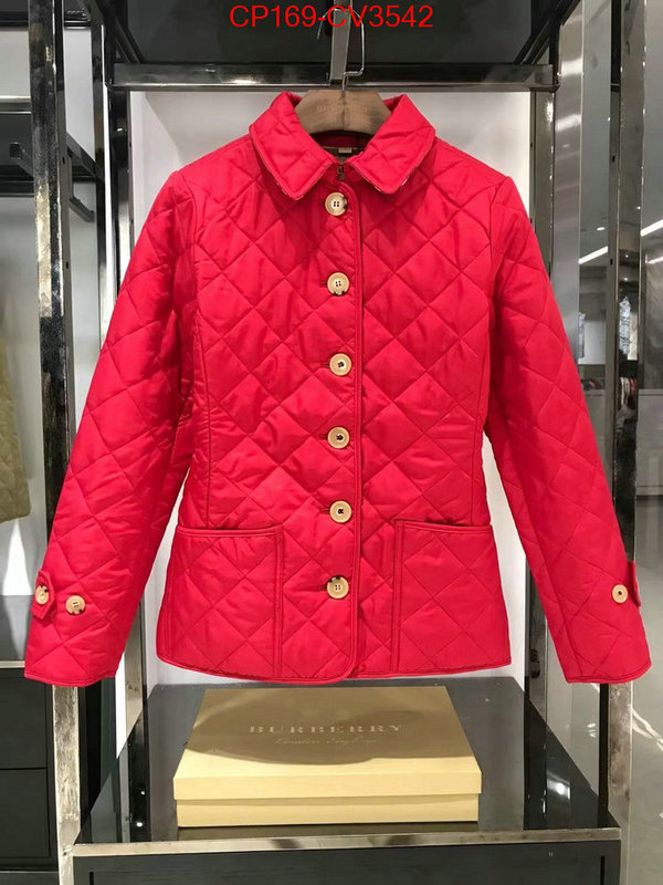 Down jacket Women-Burberry luxury fake ID: CV3542 $: 169USD