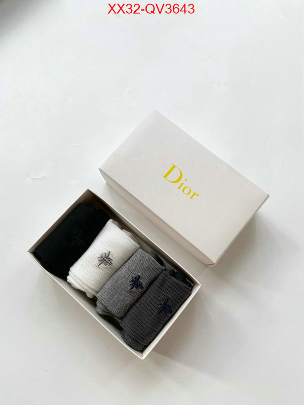 Sock-Dior buy the best high quality replica ID: QV3643 $: 32USD