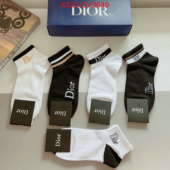 Sock-Dior cheap high quality replica ID: QV3649 $: 32USD