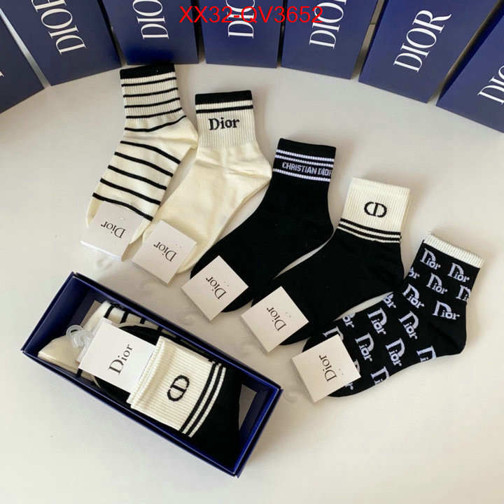 Sock-Dior knockoff highest quality ID: QV3652 $: 32USD