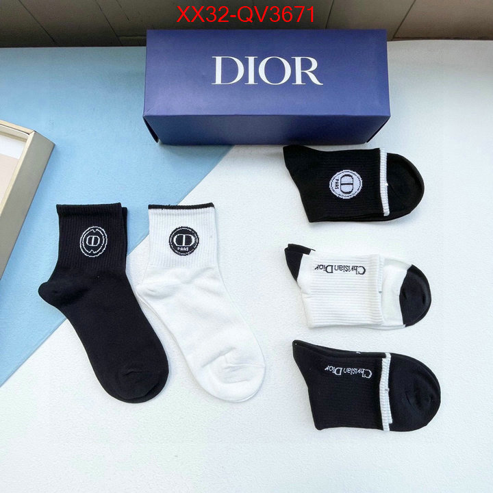 Sock-Dior replica 1:1 high quality ID: QV3671 $: 32USD