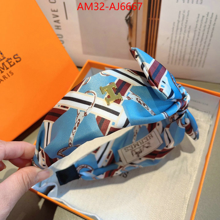 Hair band-Hermes shop cheap high quality 1:1 replica ID: AJ6667 $: 32USD