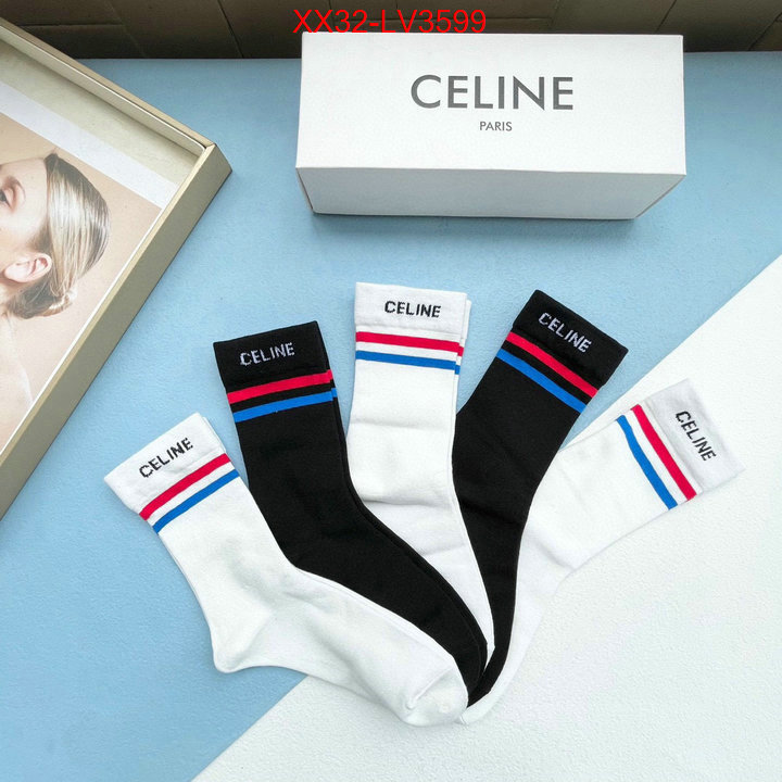 Sock-CELINE best quality designer ID: LV3599 $: 32USD