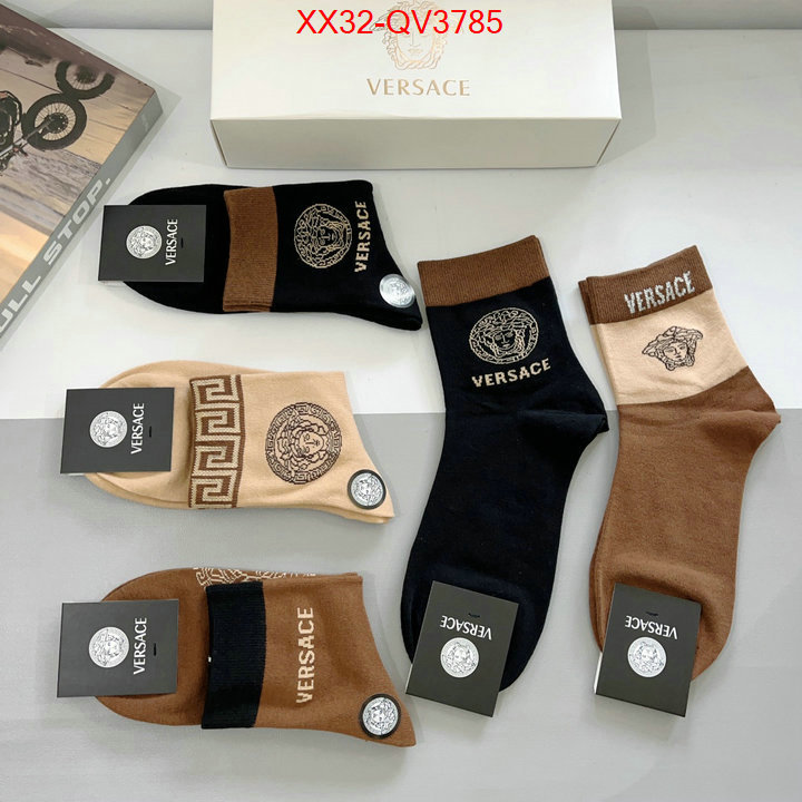 Sock-Versace what is a 1:1 replica ID: QV3785 $: 32USD