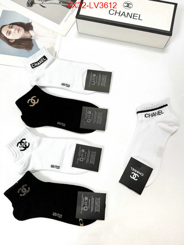 Sock-Chanel designer wholesale replica ID: LV3612 $: 32USD