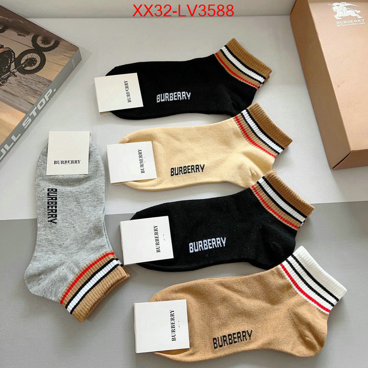 Sock-Burberry mirror quality ID: LV3588 $: 32USD