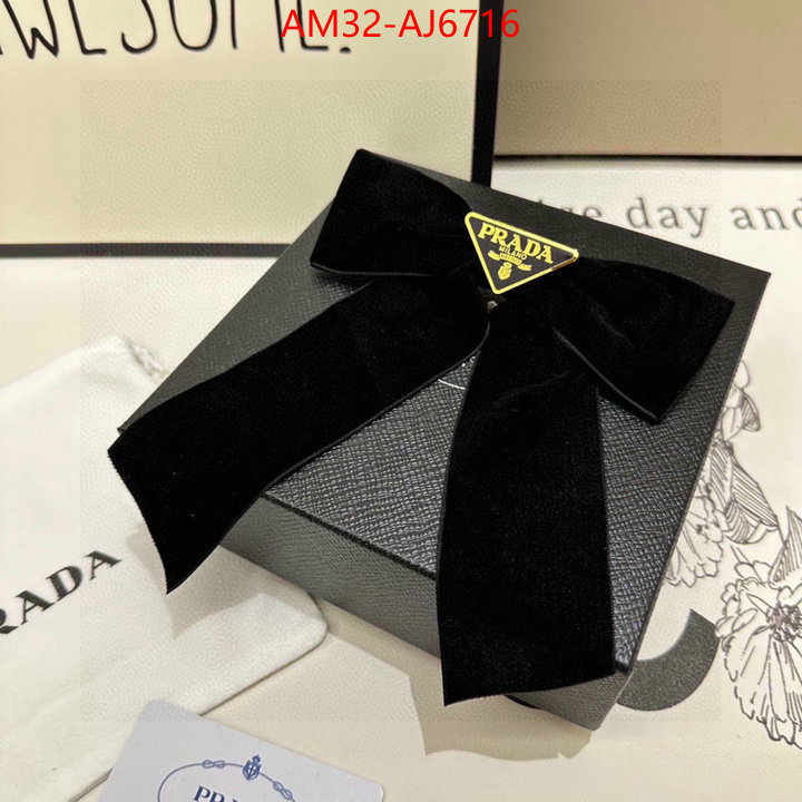 Hair band-Prada exclusive cheap ID: AJ6716 $: 32USD