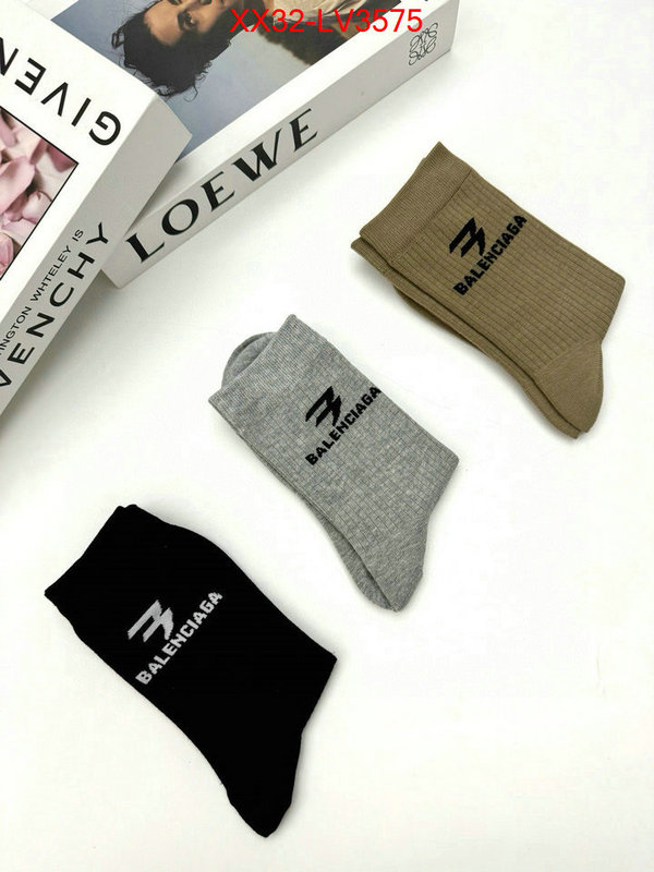 Sock-Balenciaga mirror copy luxury ID: LV3575 $: 32USD