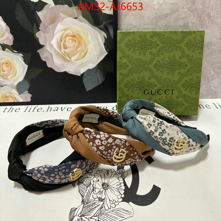 Hair band-Gucci how can i find replica ID: AJ6653 $: 32USD