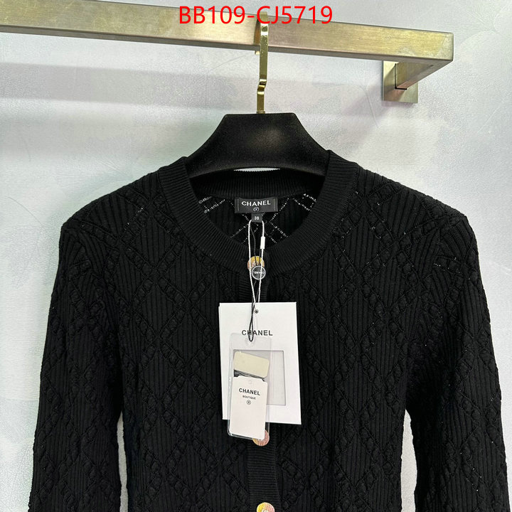 Clothing-Chanel replica 2024 perfect luxury ID: CJ5719 $: 109USD