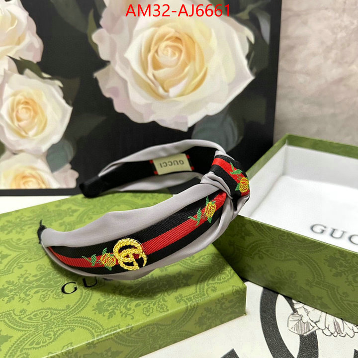 Hair band-Gucci shop cheap high quality 1:1 replica ID: AJ6661 $: 32USD