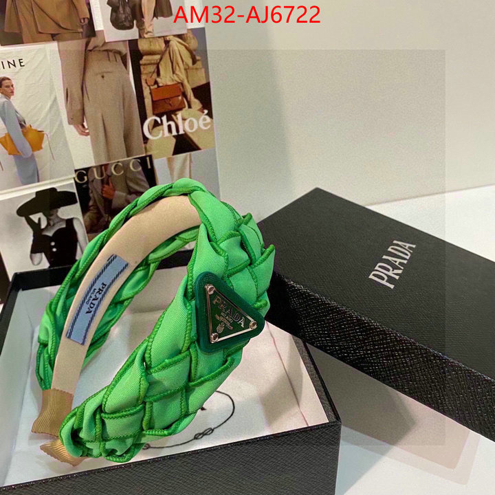 Hair band-Prada replcia cheap ID: AJ6722 $: 32USD