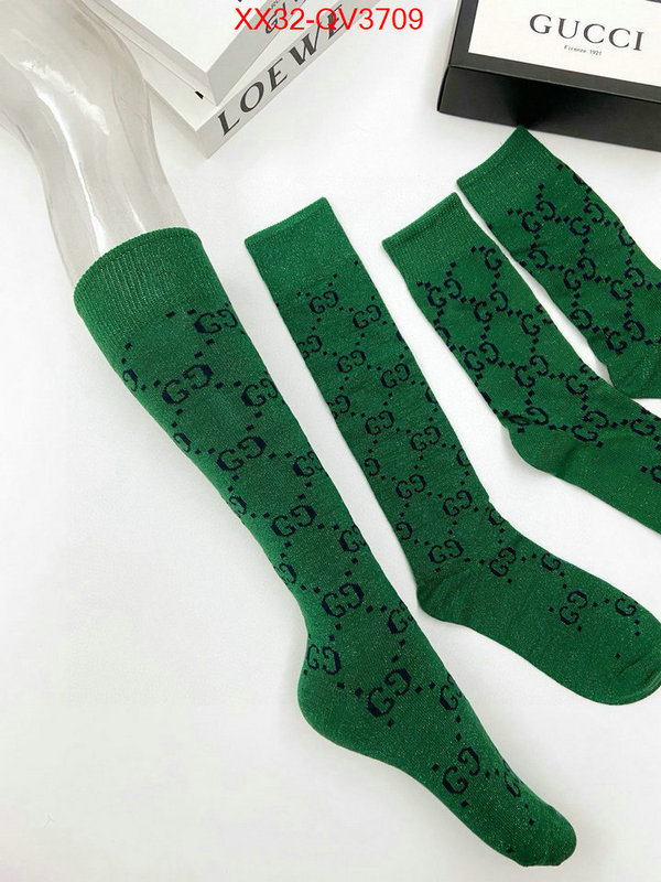 Sock-Gucci brand designer replica ID: QV3709 $: 32USD